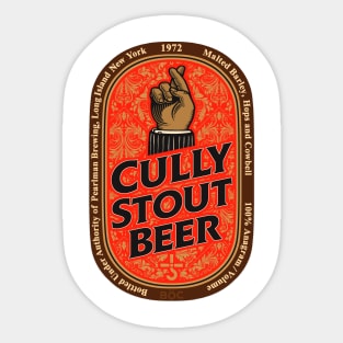 Cully Stout Beer Sticker